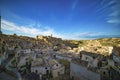 The old town of Matera in southern Italy. Royalty Free Stock Photo